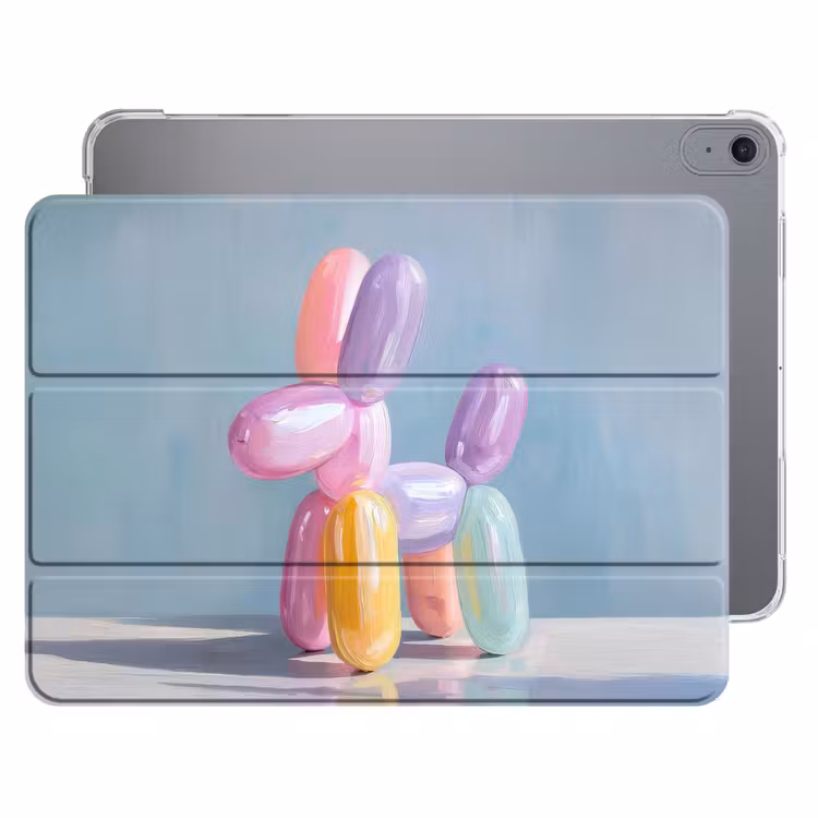 iPad hoes - Dier - Ballon - Pasteltinten - Glanzend — 1