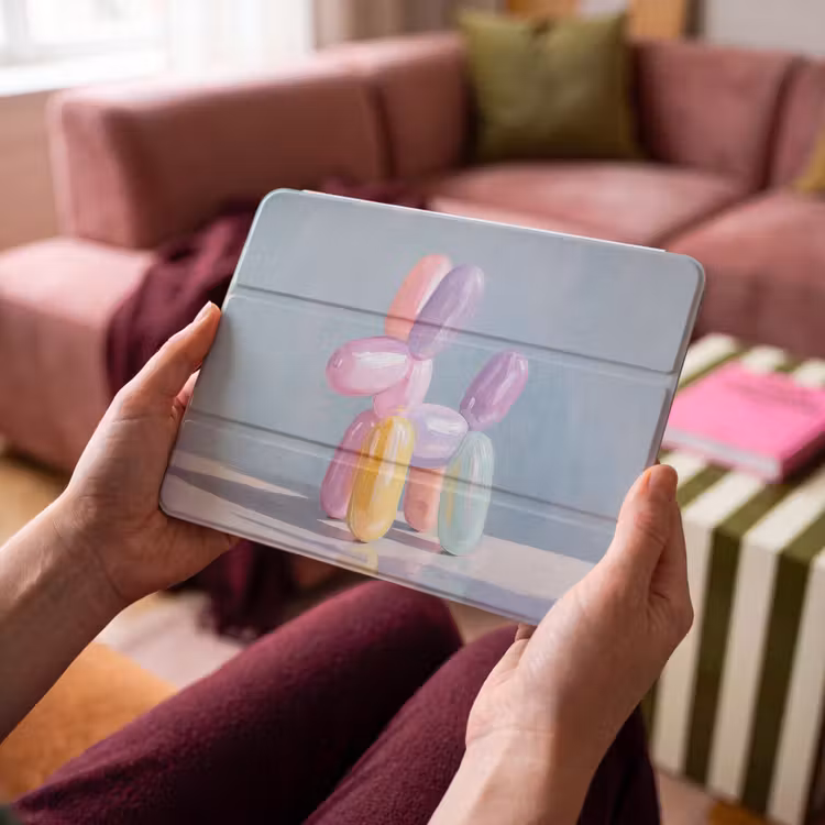 iPad hoes - Dier - Ballon - Pasteltinten - Glanzend — 4