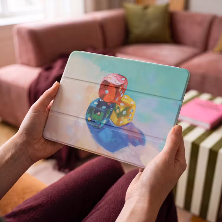iPad hoes - Dobbelstenen - Kleurrijk - Getallen - Stipjes — 4