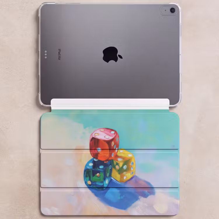 iPad hoes - Dobbelstenen - Kleurrijk - Getallen - Stipjes — 6