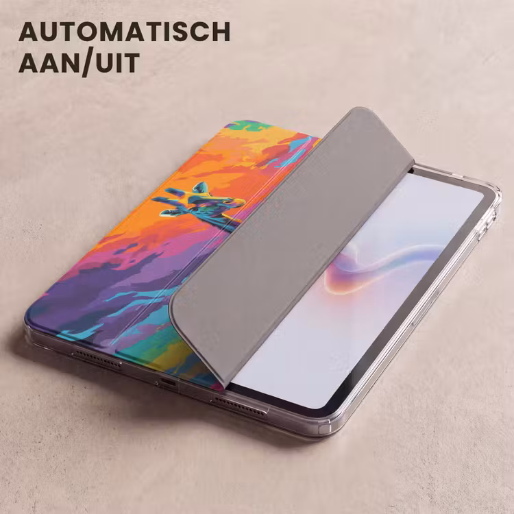 iPad hoes - Giraffe - Savanna - Lucht - Gekleurd — 5