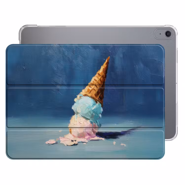 iPad hoes - Ijshoorn - Bolletjes - Smelt - Roze — 1