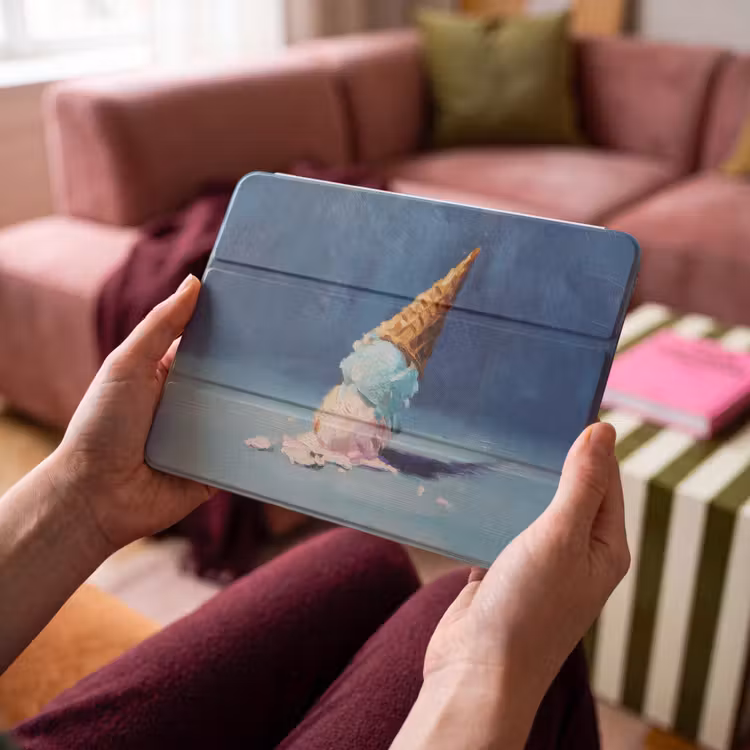 iPad hoes - Ijshoorn - Bolletjes - Smelt - Roze — 4