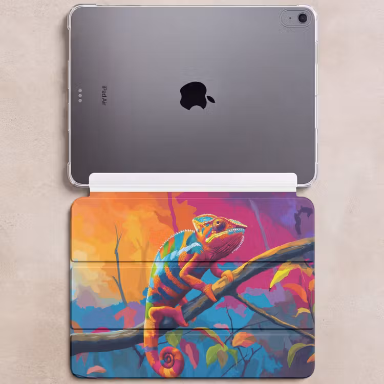 iPad hoes - Kameleon - Tak - Gestreept - Bladeren — 6