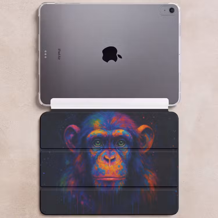 iPad hoes - Kleurrijk - Aap - Abstract — 6