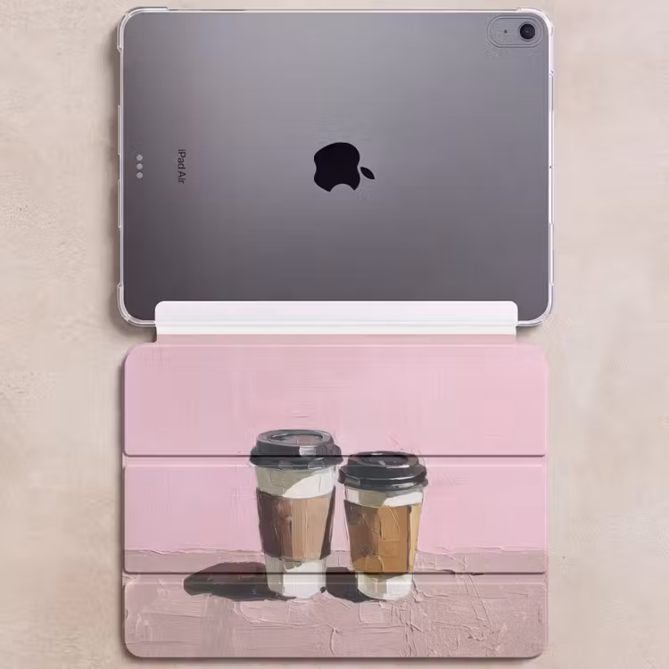 iPad hoes - Koffiebekers - Deksel - Verf - Textuur — 6