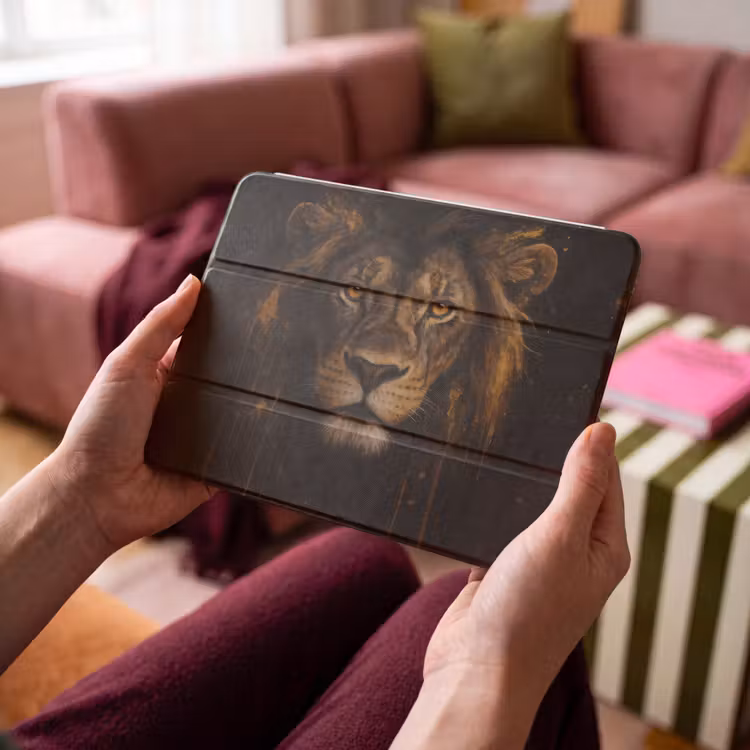 iPad hoes - Leeuw - Goud - Druppels — 4
