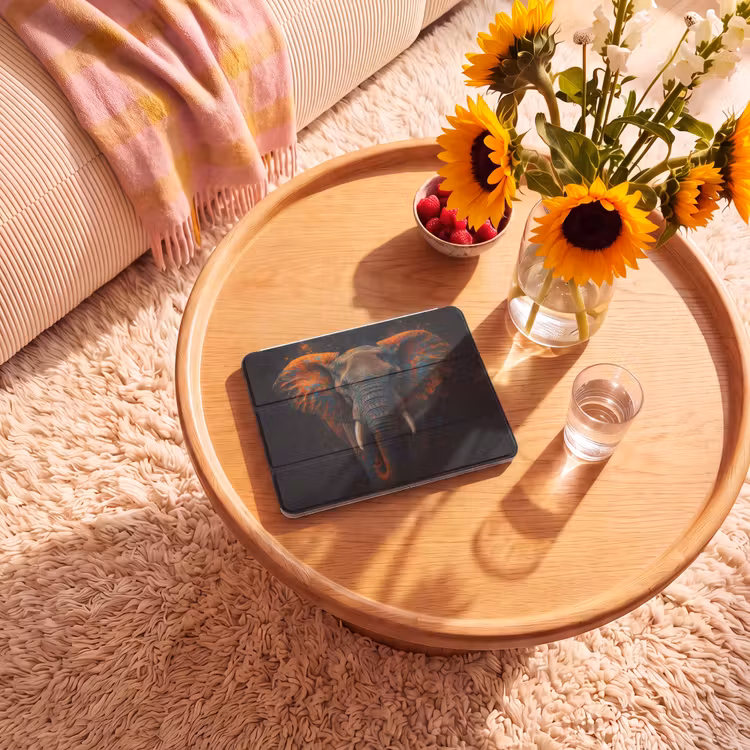 iPad hoes - Olifant - Oranje - Oren — 2