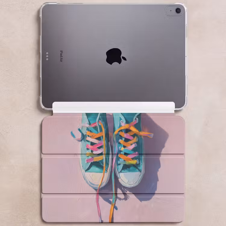 iPad hoes - Sneakers - Veters - Kleurrijk - Schaduw — 6