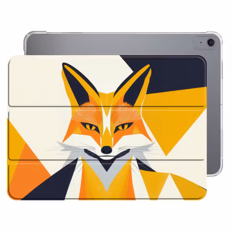 iPad hoes - Vos - Oranje - Abstract - Driehoeken — 1