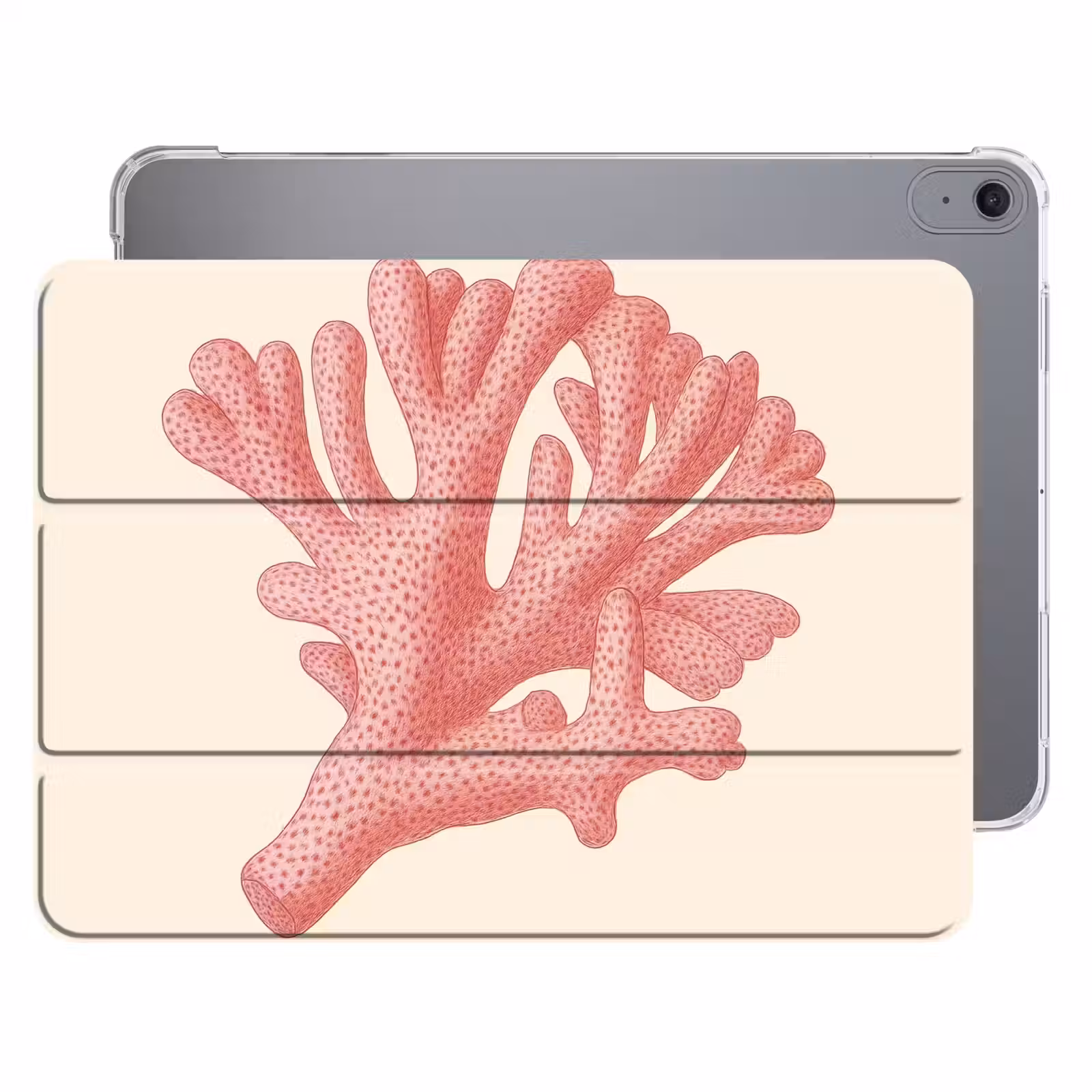 iPad hoes - Koraal - Stipjes - Roze — 1