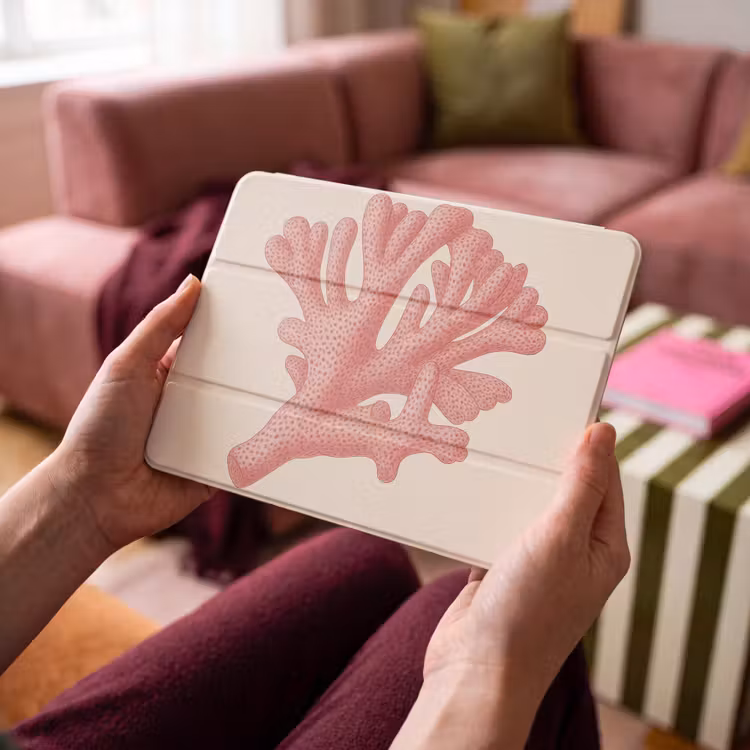 iPad hoes - Koraal - Stipjes - Roze — 4