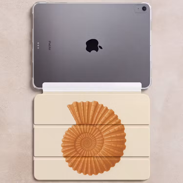 iPad hoes - Schelp - Oranje - Ribbels — 6