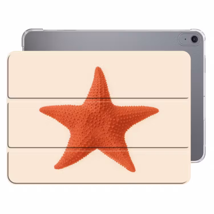 iPad hoes - Zeester - Bobbels - Rood — 1