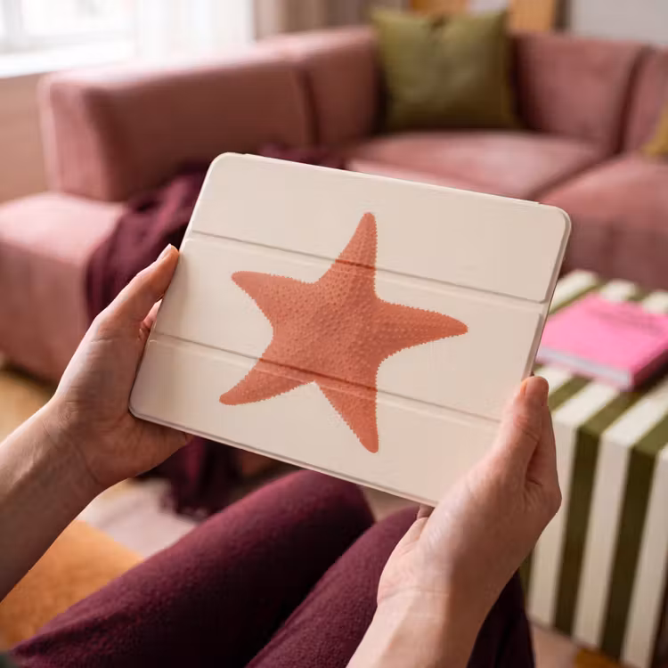 iPad hoes - Zeester - Bobbels - Rood — 4
