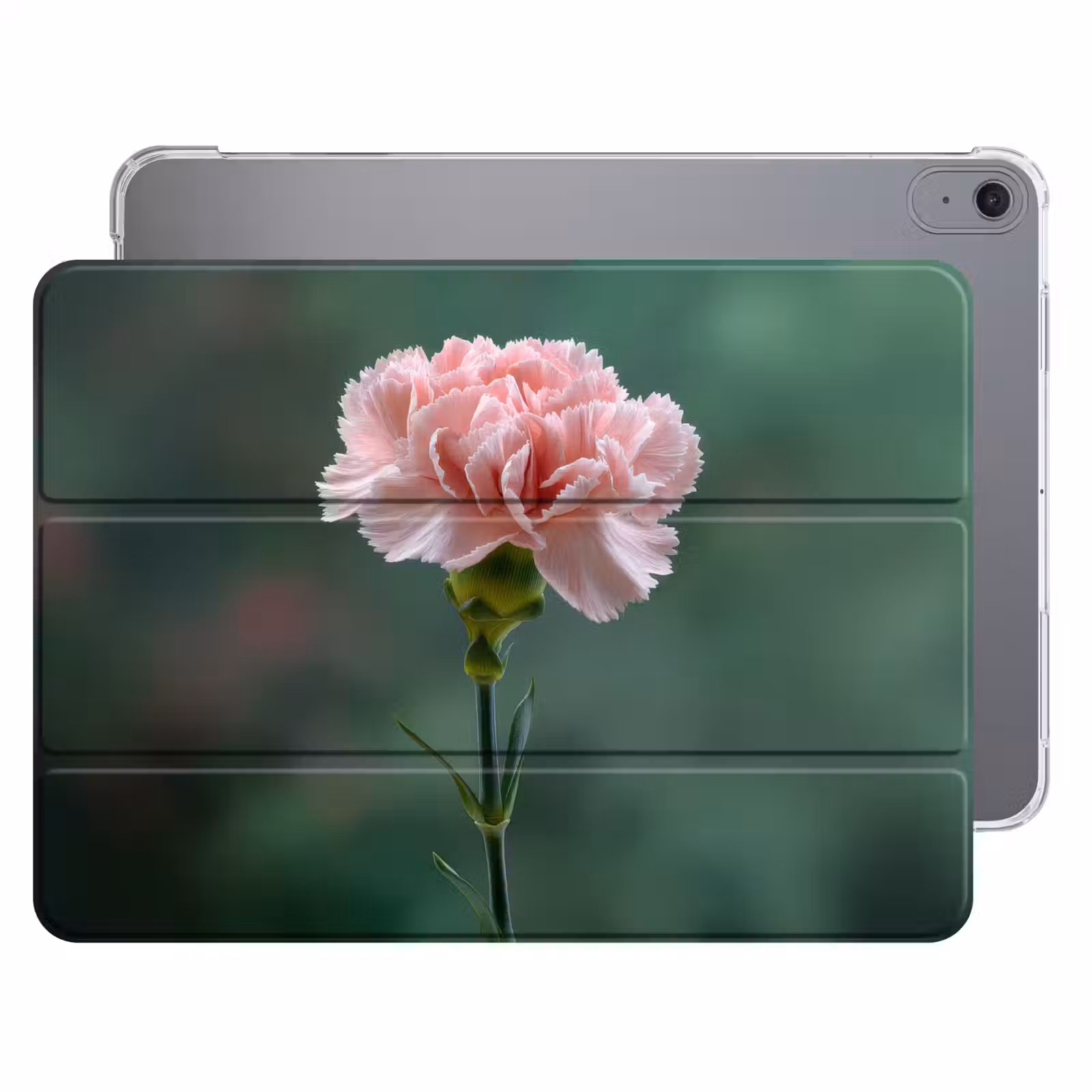 iPad hoes - Anjer - Roze - Bloemblaadjes — 1