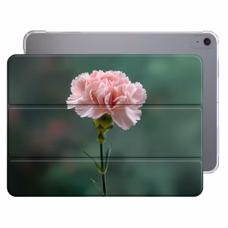 iPad hoes - Anjer - Roze - Bloemblaadjes — 1