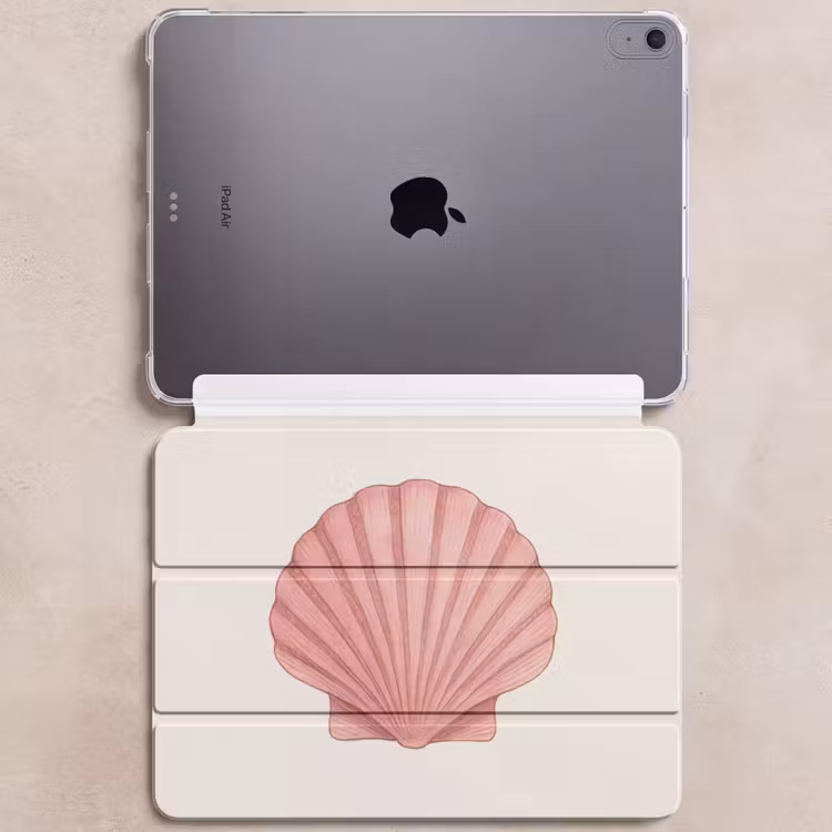 iPad hoes - Schelp - Roze - Ribbels — 6