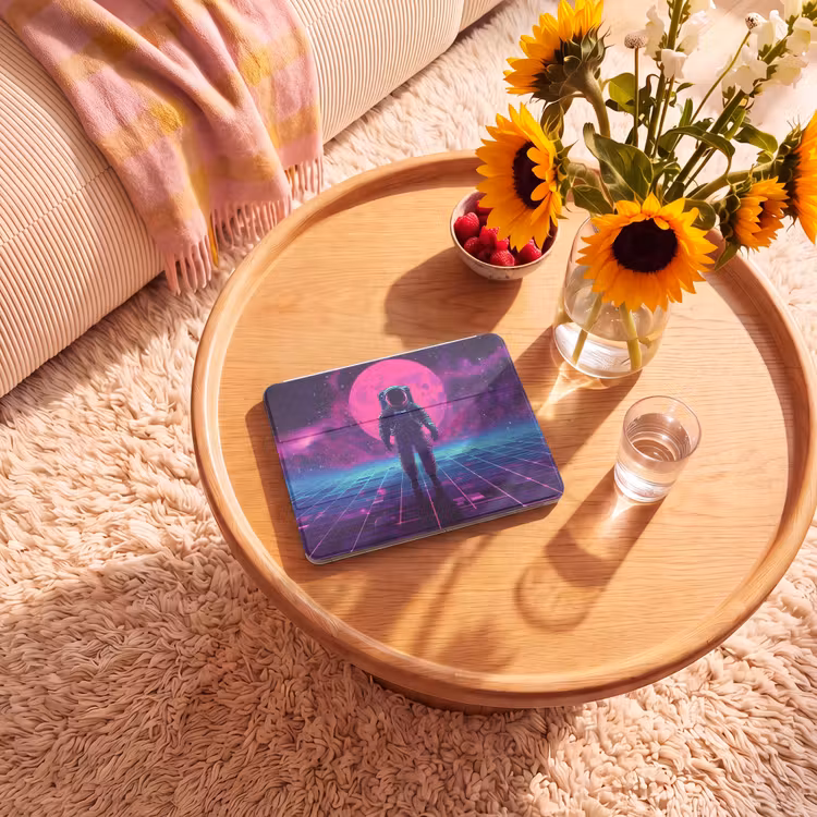 iPad hoes - Astronaut - Maan - Roze - Sterrennevels — 2