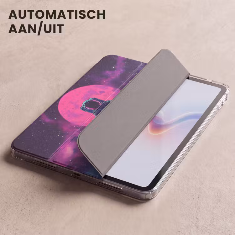 iPad hoes - Astronaut - Maan - Roze - Sterrennevels — 5