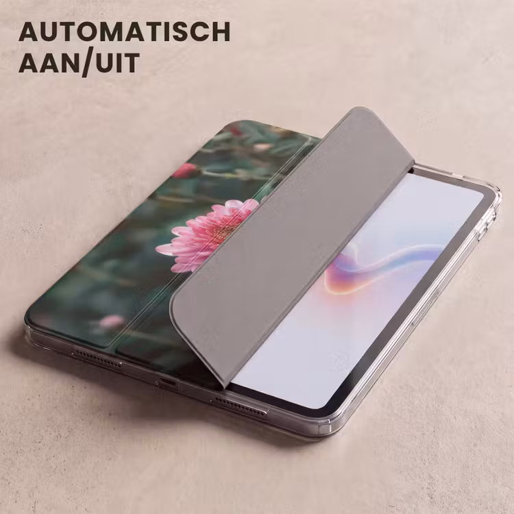 iPad hoes - Blad - Chrysant - Roze - Schaduw — 5