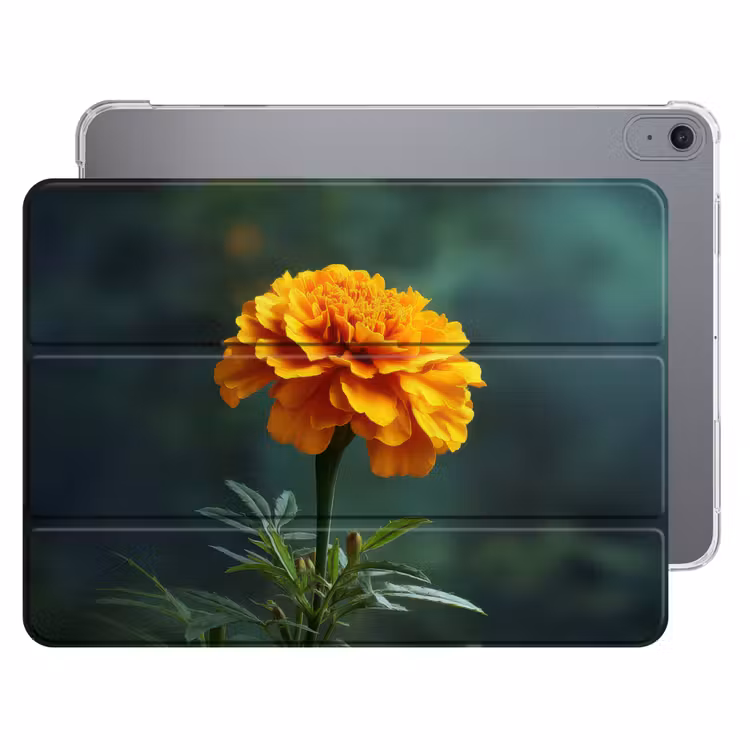 iPad hoes - Bloemblaadjes - Afrikaan - Oranje - Wazig — 1