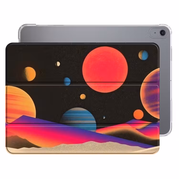 iPad hoes - Hemel - Planeten - Felgekleurd — 1