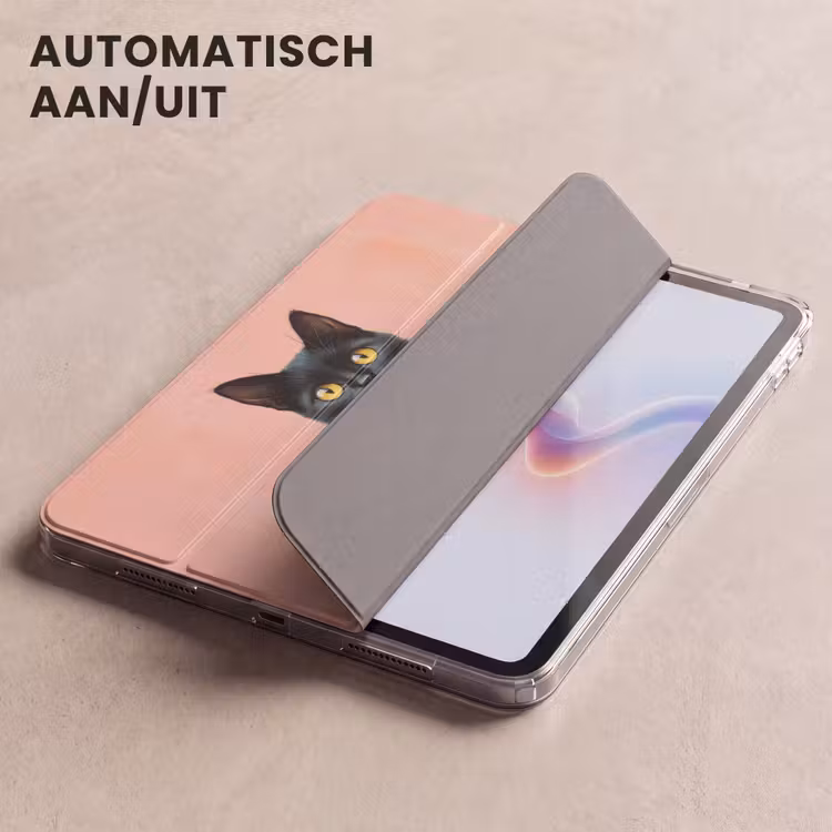 iPad hoes - Kat - Pompoen - Roze — 5