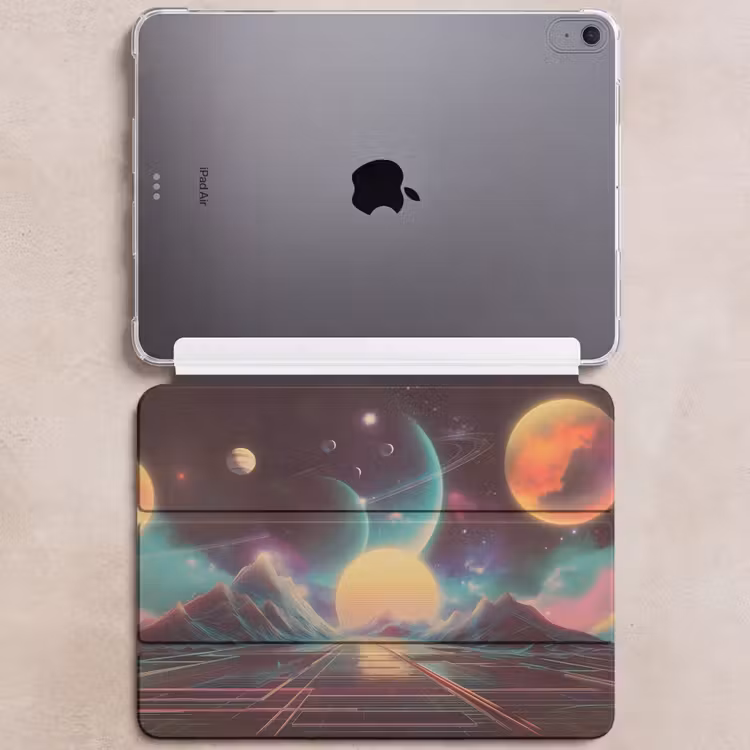 iPad hoes - Planeten - Neon - Berglandschap - Zon — 6