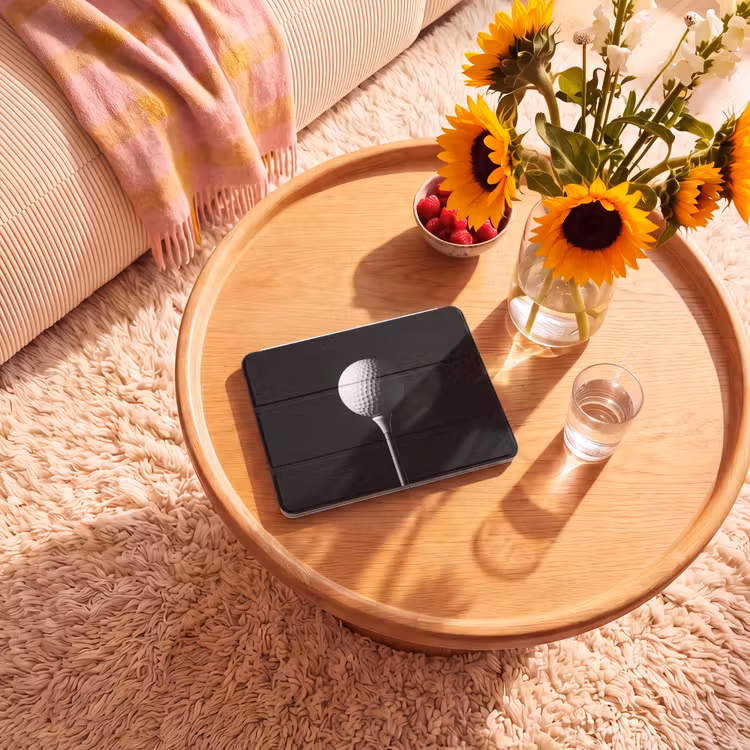 iPad hoes - Golfbal - Minimalistisch - Wit — 2