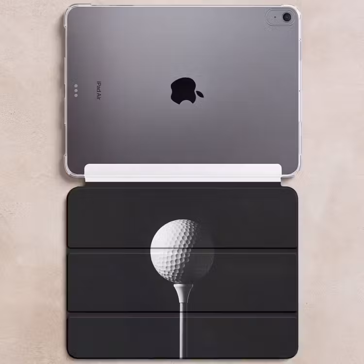 iPad hoes - Golfbal - Minimalistisch - Wit — 6