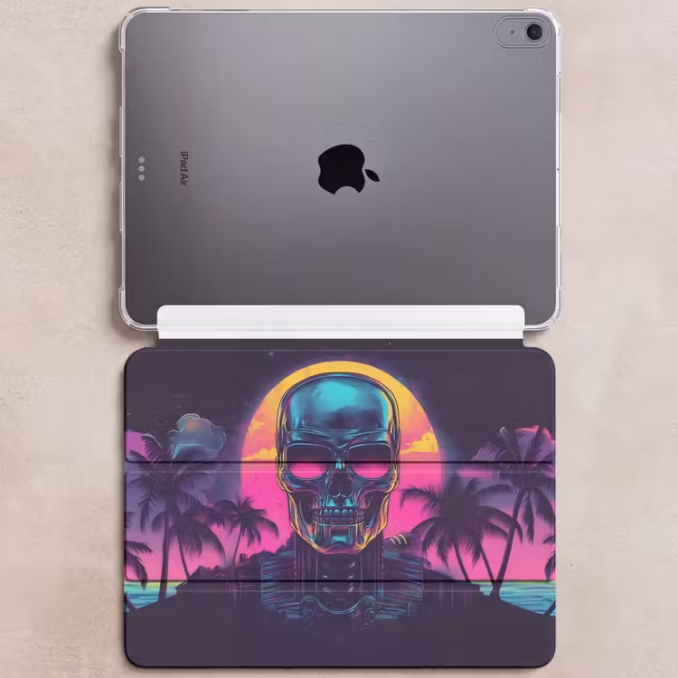 iPad hoes - Palmbomen - Hoofd - Metallic - Zonsondergang — 6