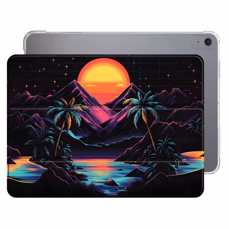 iPad hoes - Palmbomen - Neonbergen - Sterrenhemel - Zon — 1