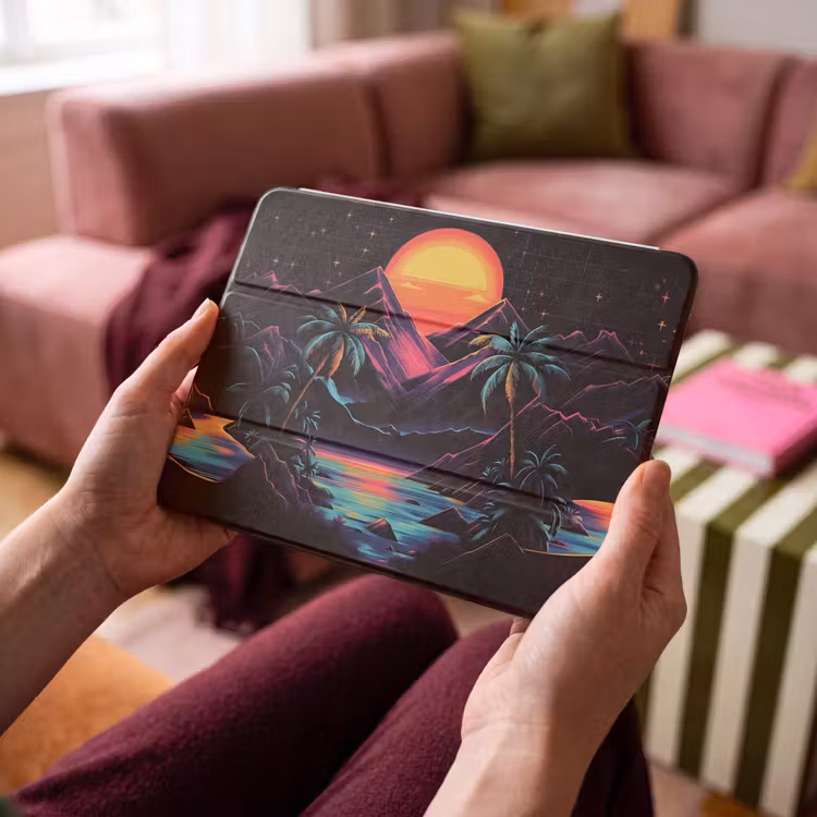 iPad hoes - Palmbomen - Neonbergen - Sterrenhemel - Zon — 4