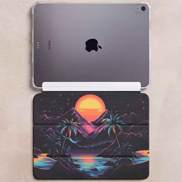iPad hoes - Palmbomen - Neonbergen - Sterrenhemel - Zon — 6