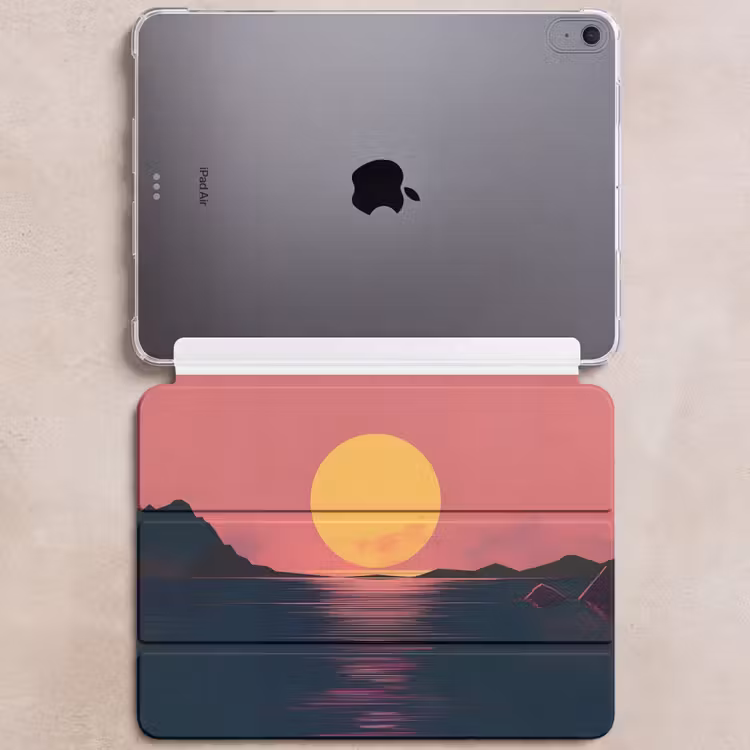 iPad hoes - Zon - Geel - Bergen - Water — 6