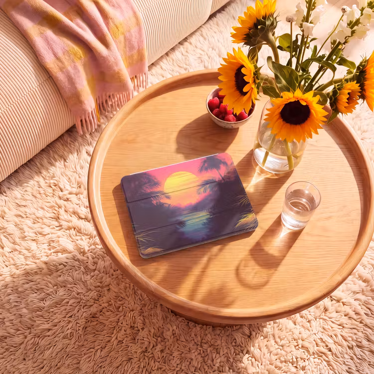 iPad hoes - Zon - Geel - Palmbomen - Tropisch — 2