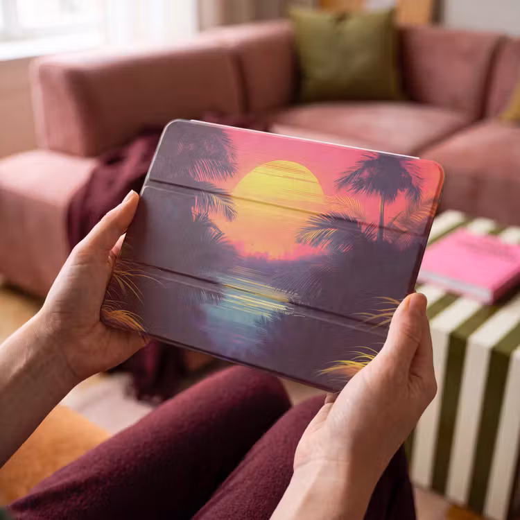 iPad hoes - Zon - Geel - Palmbomen - Tropisch — 4