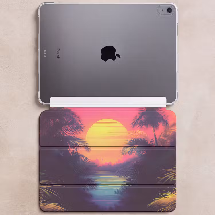 iPad hoes - Zon - Geel - Palmbomen - Tropisch — 6
