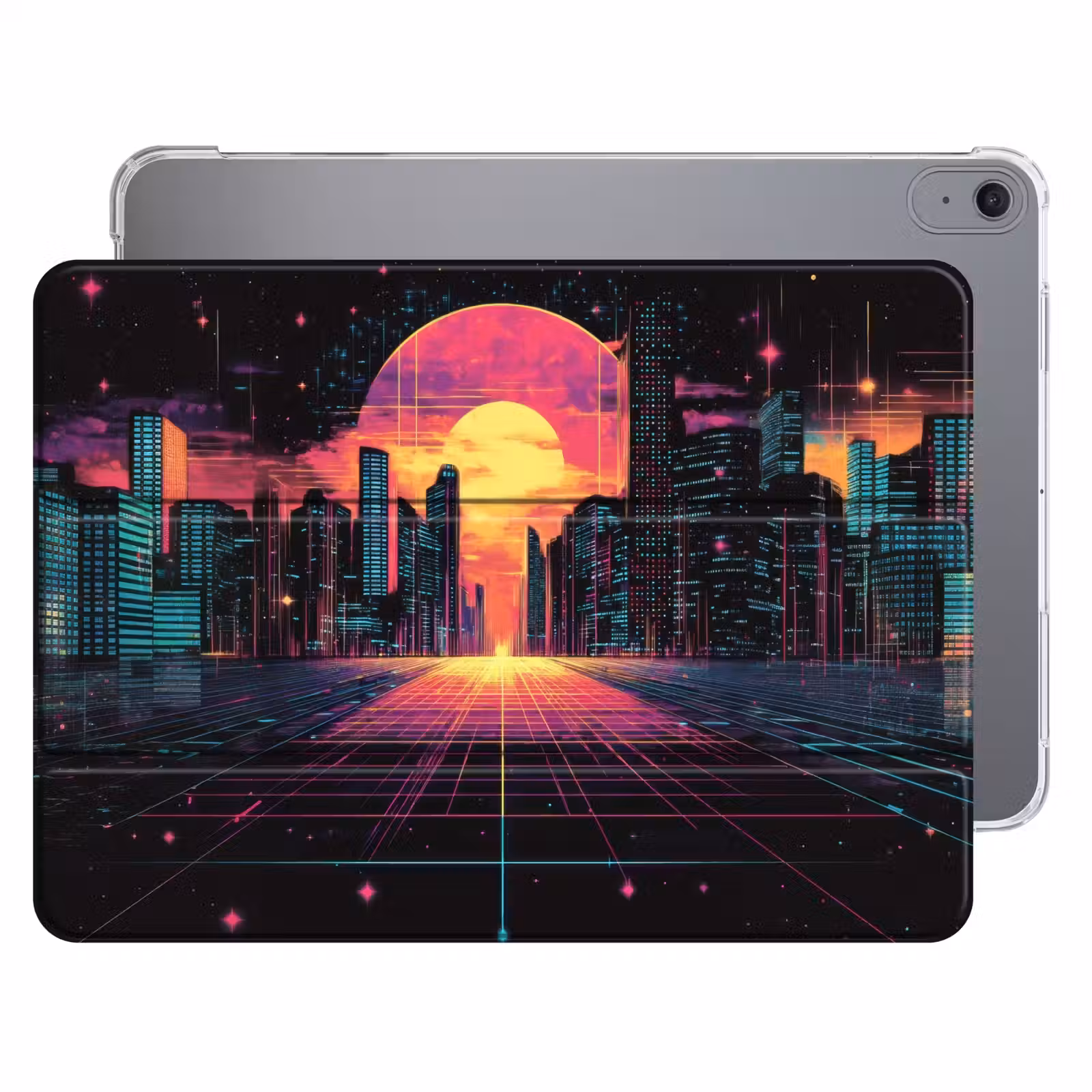 iPad hoes - Stad - Gebouwen - Zon - Geel — 1