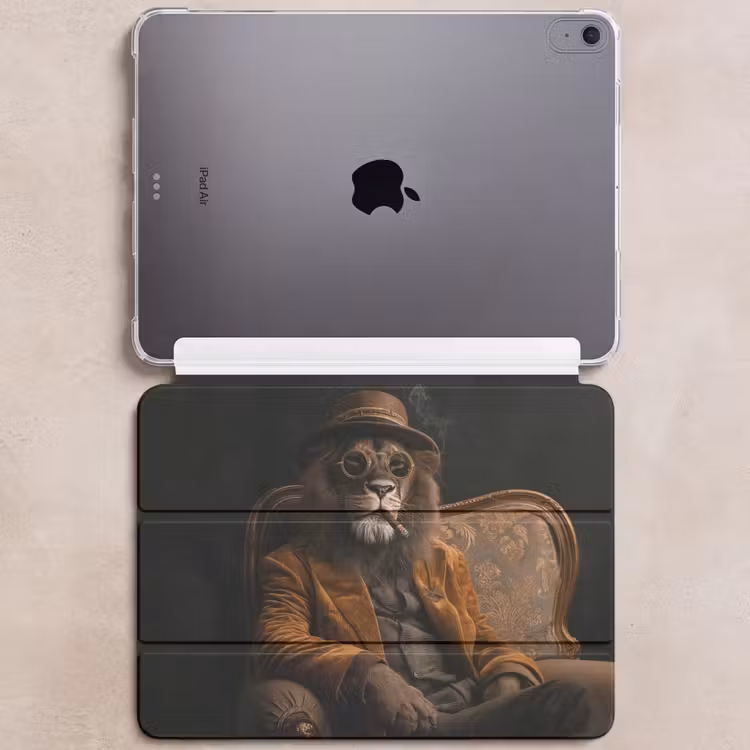 iPad hoes - Bril - Leeuw - Bank - Hoed — 6