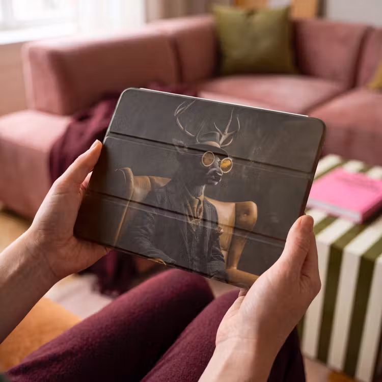 iPad hoes - Hert - Zonnebril - Zwart - Pak — 4
