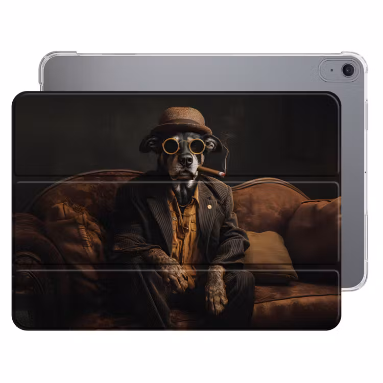 iPad hoes - Hond - Sigaar - Hoed - Pak — 1