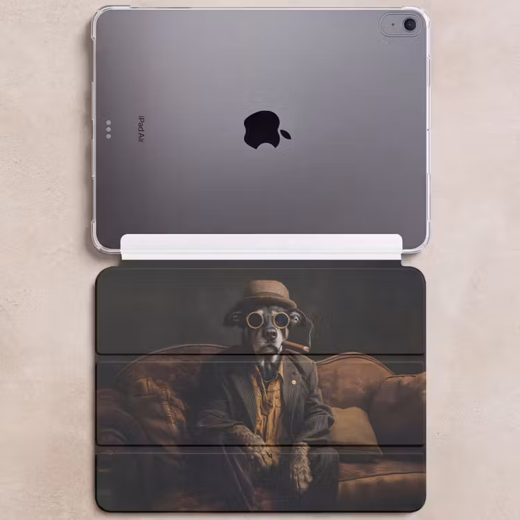 iPad hoes - Hond - Sigaar - Hoed - Pak — 6