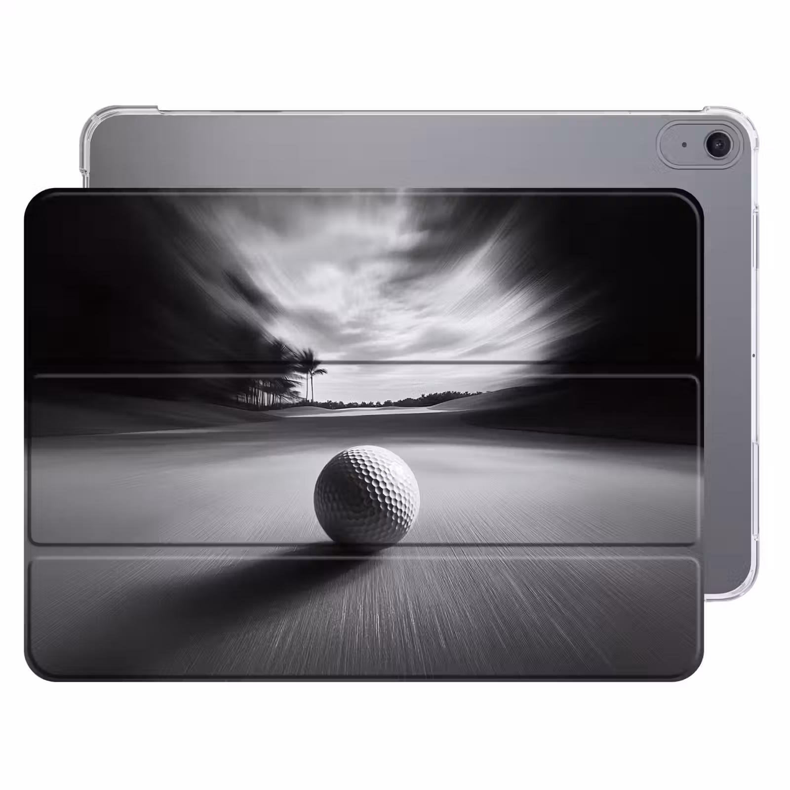 iPad hoes - Golfbal - Wazig - Zwart — 1