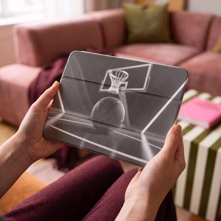 iPad hoes - Basketbal - Basketbalveld - Lichtlijnen — 4