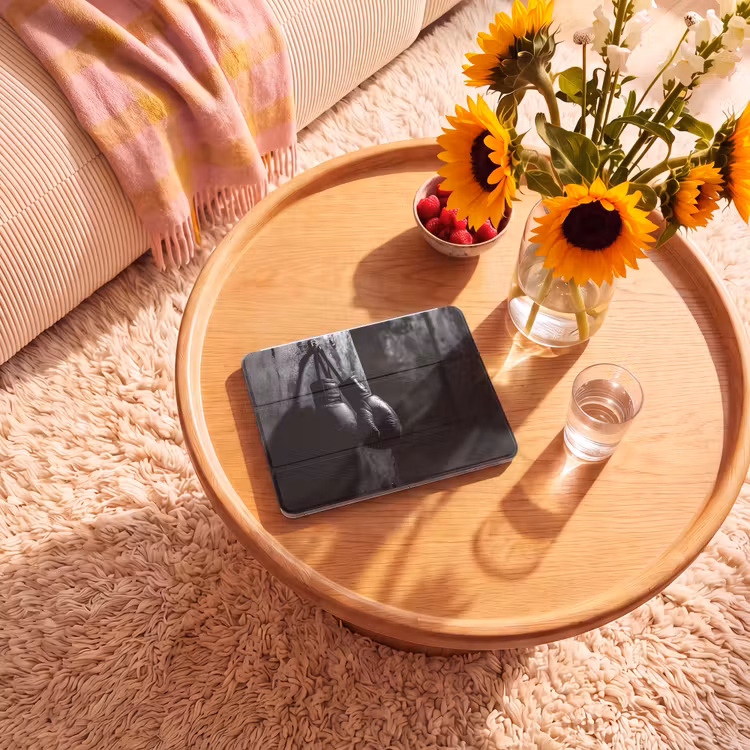 iPad hoes - Bokshandschoenen - Muur - Duister - Zwart — 2