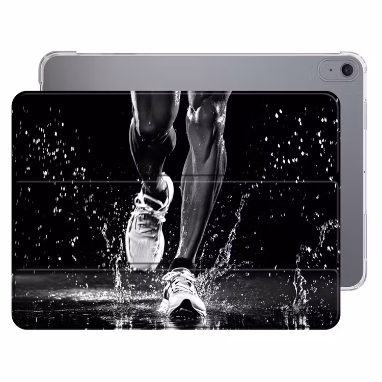 iPad hoes - Hardloopschoenen - Rennen - Druppels - Zwart — 1