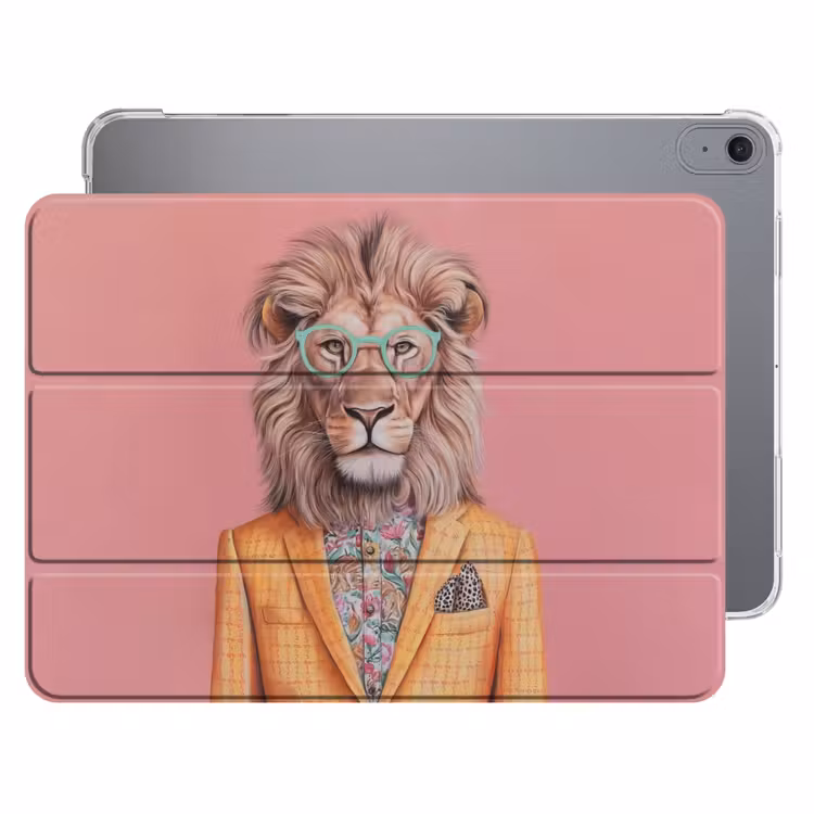 iPad hoes - Leeuw - Pak - Geruit - Bril — 1