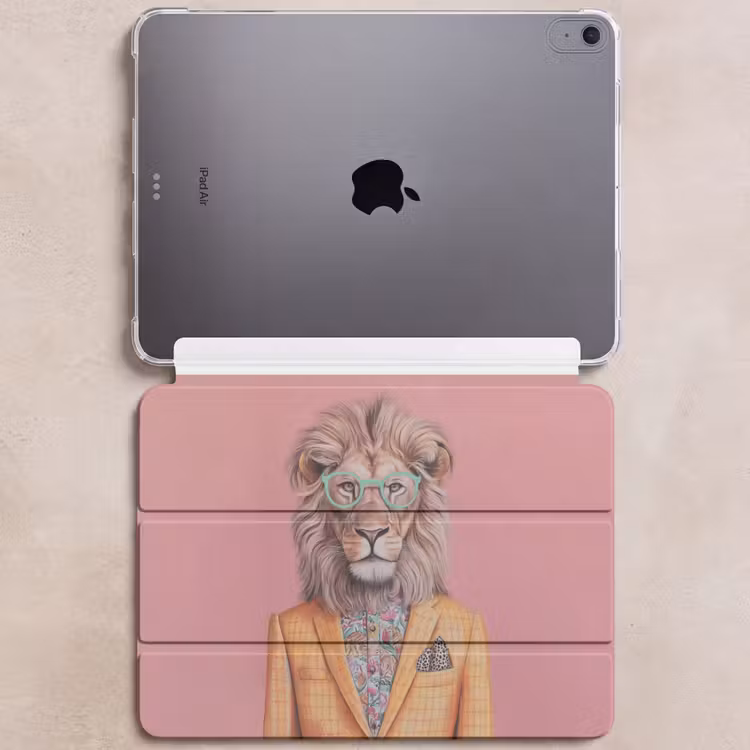 iPad hoes - Leeuw - Pak - Geruit - Bril — 6